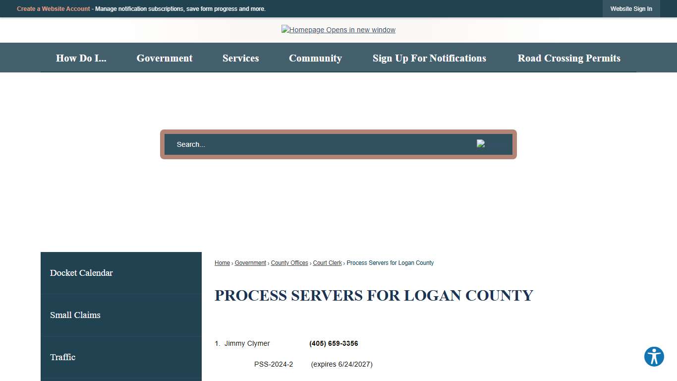 Process Servers for Logan County Logan County, OK